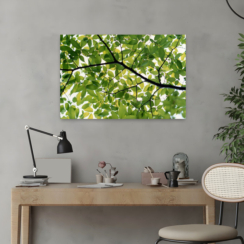 Arbre rétro contemporain rétro-éclairé, H 16 po x l 24 po