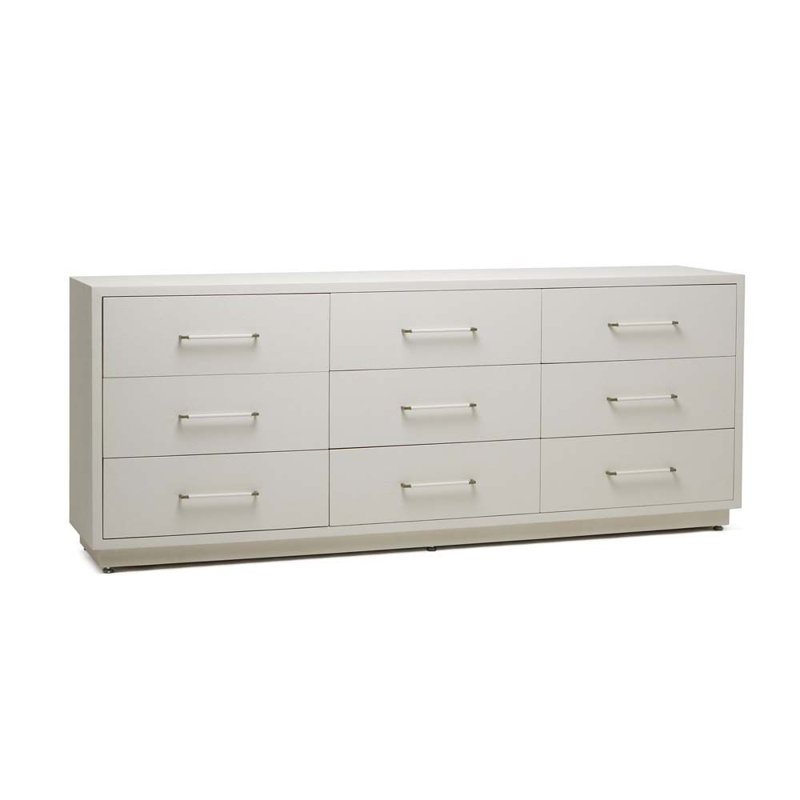 Commode 9 tiroirs Taylor - Blanc