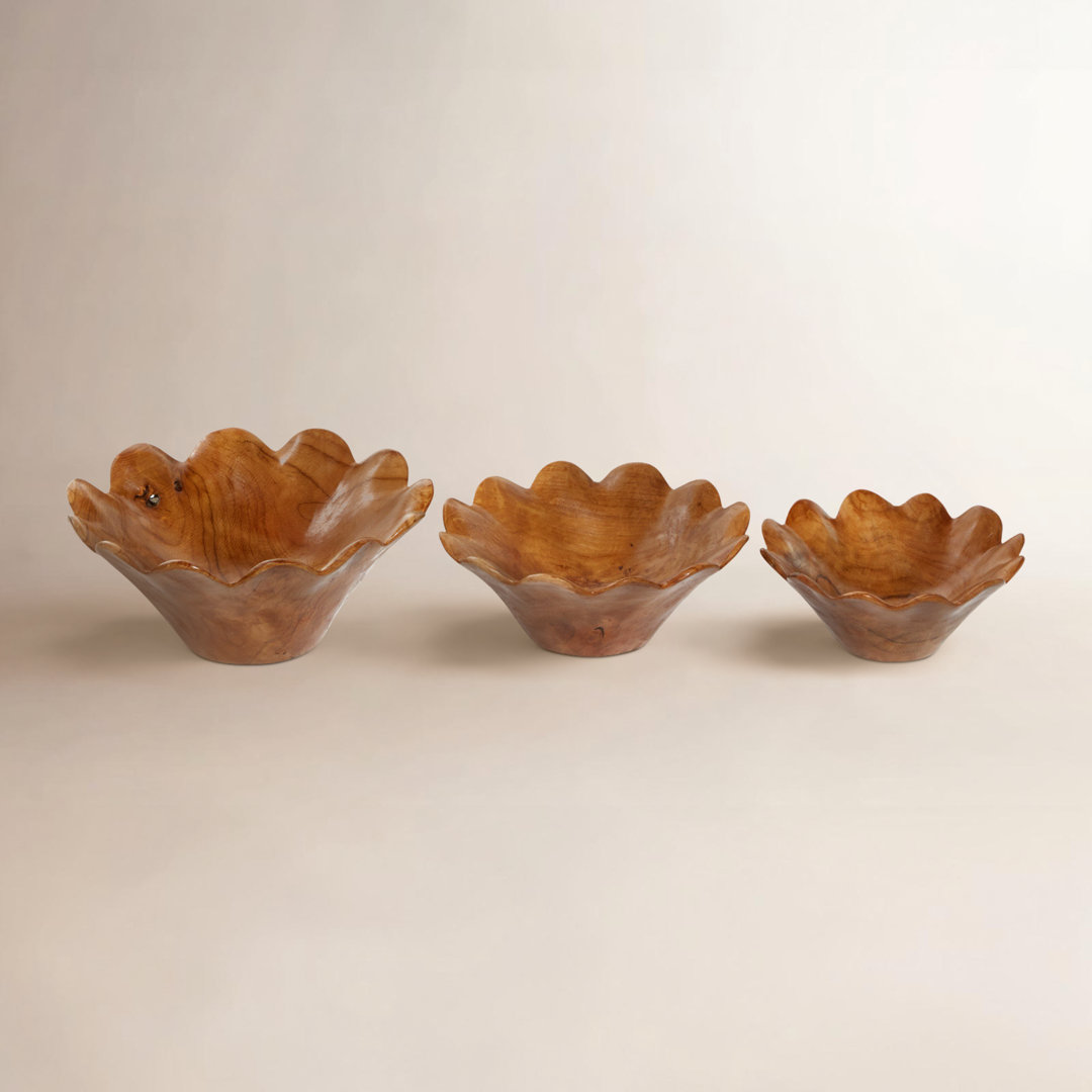 Eirene Handmade Solid Wood Decorative Bowl 3 Birch Lane™