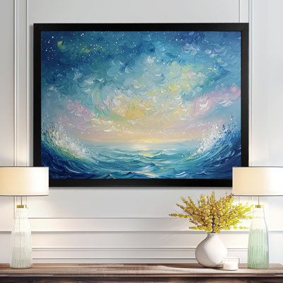 Marel Parallel Beach of Abstract Coastal Landscape IV - Art mural moderne abstrait abstrait