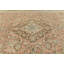 Tapis oriental traditionnel en saumon discret de conception unique 6 pi 5 po x 9 po