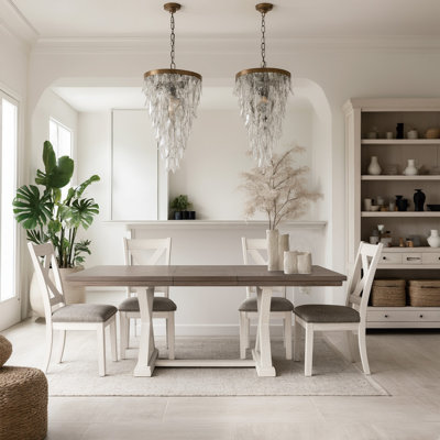 Hudson X-Base Farmhouse Dining Table