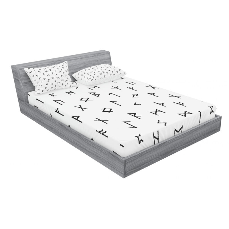 Microfiber Sheet Set, Queen Sheet Set with Fitted Sheet