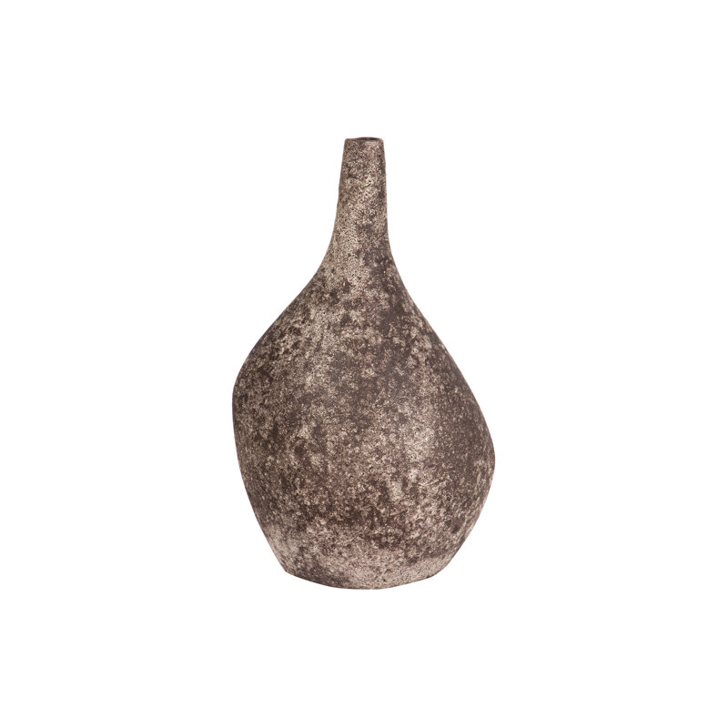 CERAMIC VASE 25X20x42 CM, Brown