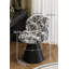 Fauteuil d'appoint pivotant rembourré Toile Floral