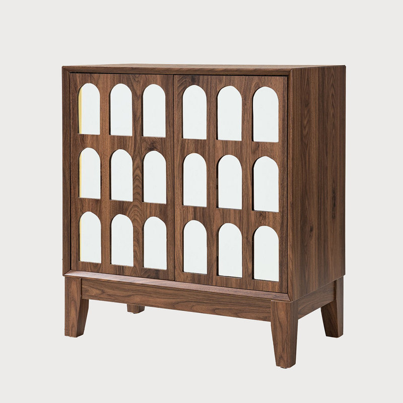 Table de chevet 29,38 po Amarilys, Noyer