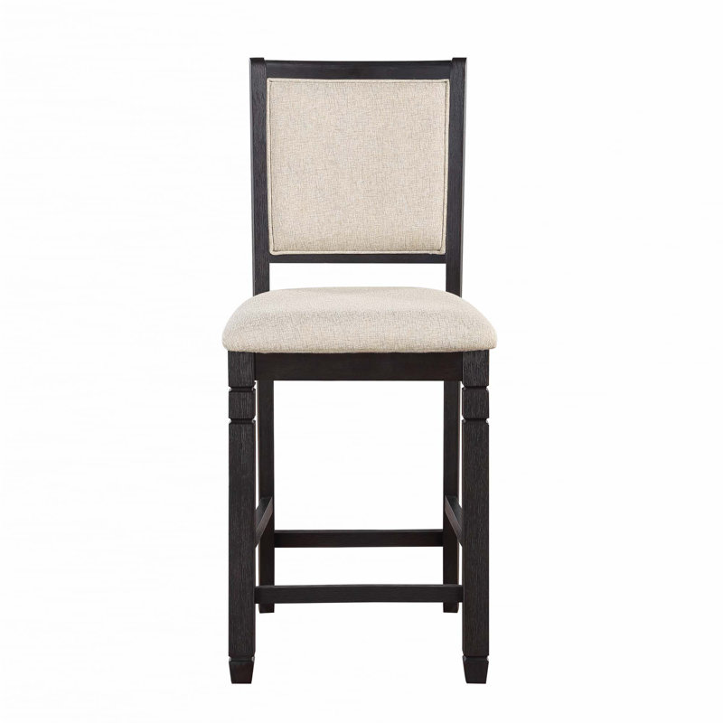 Ensemble de 2 chaises en bois, Noir