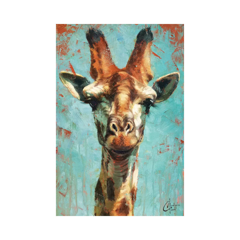 «The Weather's Nice Up Here» par Christopher Clark, reproduction d'art, Toile tendue, H 26 po x l 18 po x P 1,5 po