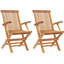 California Outdoor Teak Dining Armchair