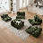 80” W Modular Compression Sofa With Ottoman, High Rebound Density Sponge Sofa-155806701