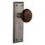 New York Plate with Brown Porcelain Door Knob-1859712818