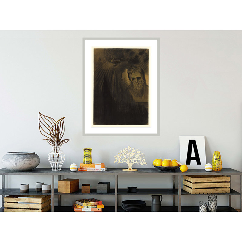 Apparition by Odilon Redon -Framed Giclee Print, 41.5" H x 32.48" W