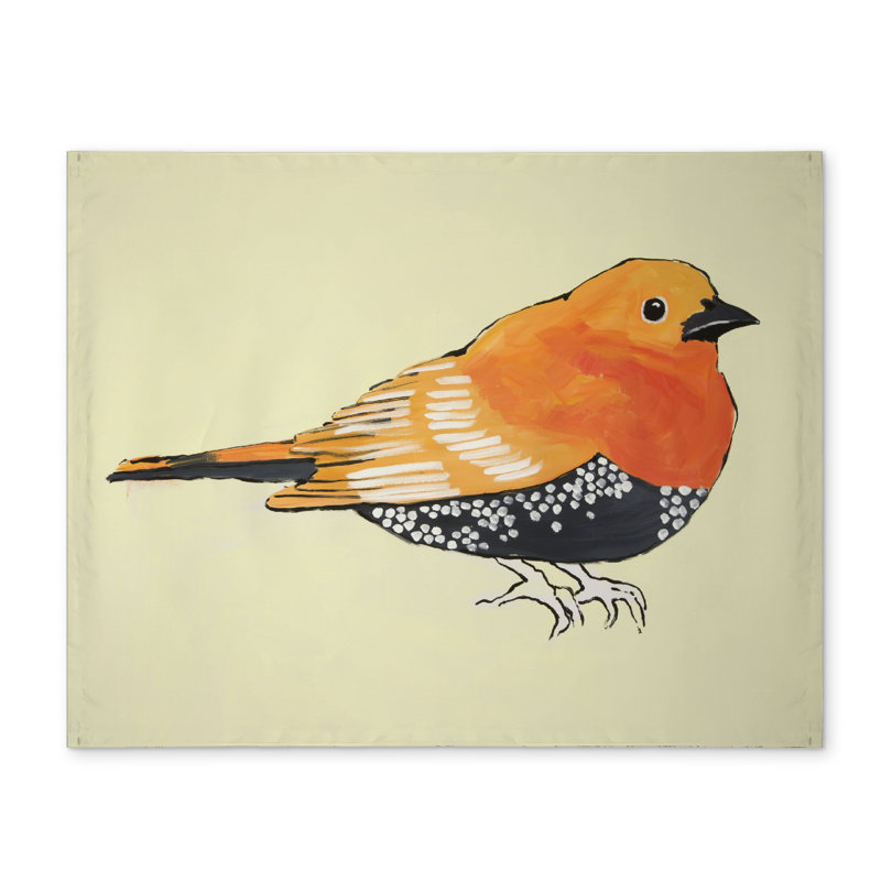 Napperon Little Orange Bird