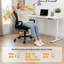Fauteuil de direction de bureau à domicile, fauteuil de bureau ergonomique pivotant à dossier moyen en maille avec support lombaire confortable, accoudoirs confortables pour la chambre à coucher, bureau-124511646-124511644