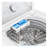 LG Ultra Large Capacity Top Load Washer with Impeller & TurboDrum Technology, White, 4.3 cu. ft.