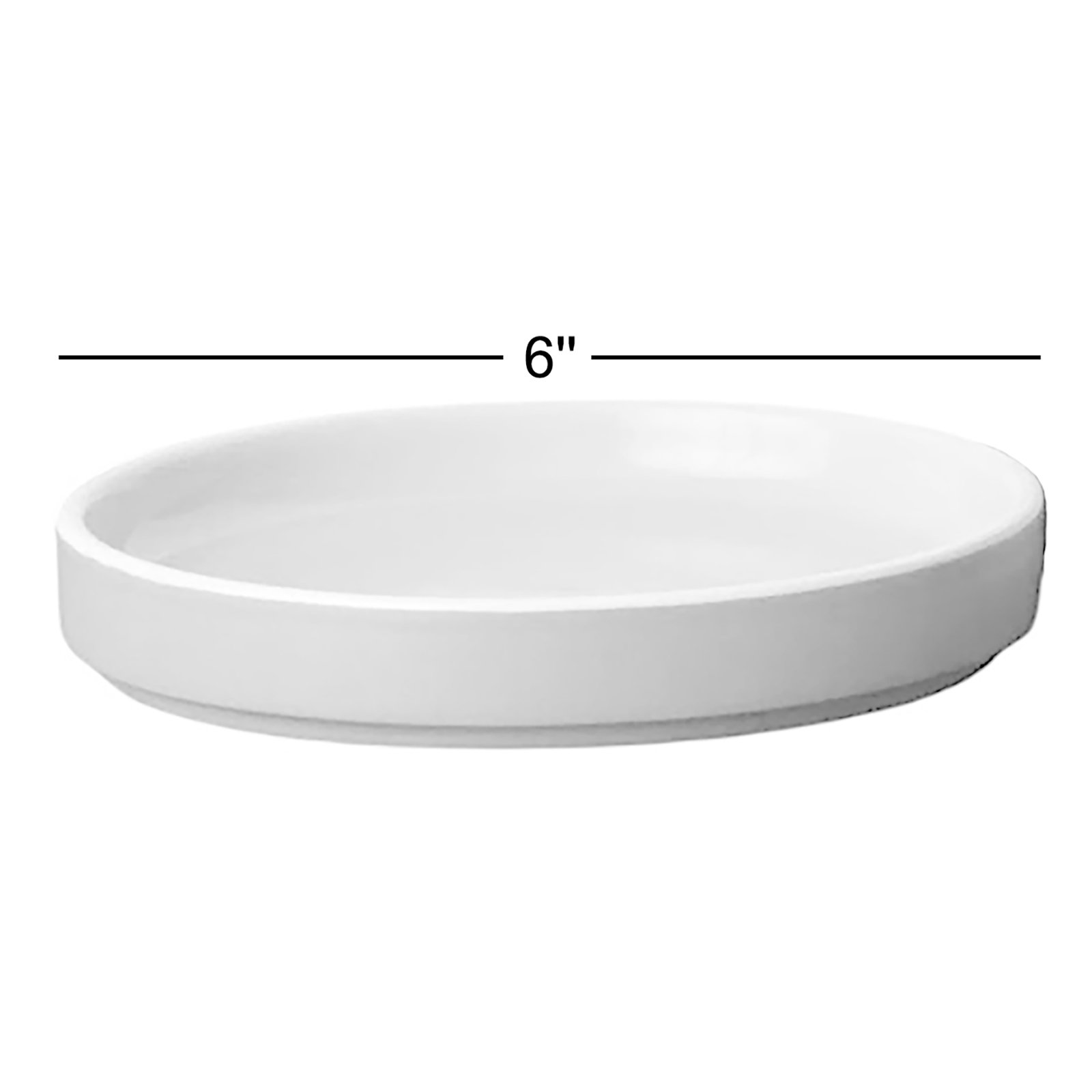 ColorTrio 6" Porcelain Appetizer Plate