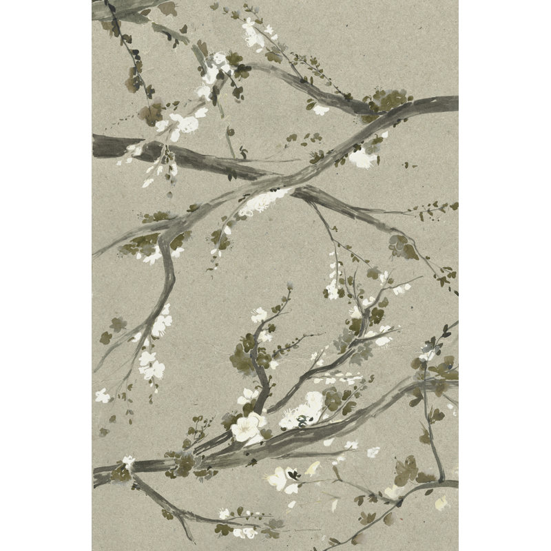 Neutral Cherry Blossoms I - Wrapped Canvas Print, 91cm H x 61cm W
