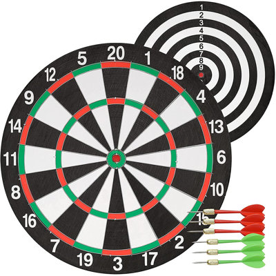 Jeu de fléchettes avec fléchettes