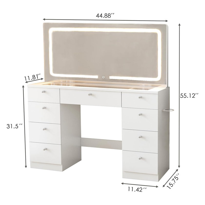 Fintan Vanity, White