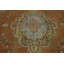 Tapis traditionnel orange en laine 10 x 12