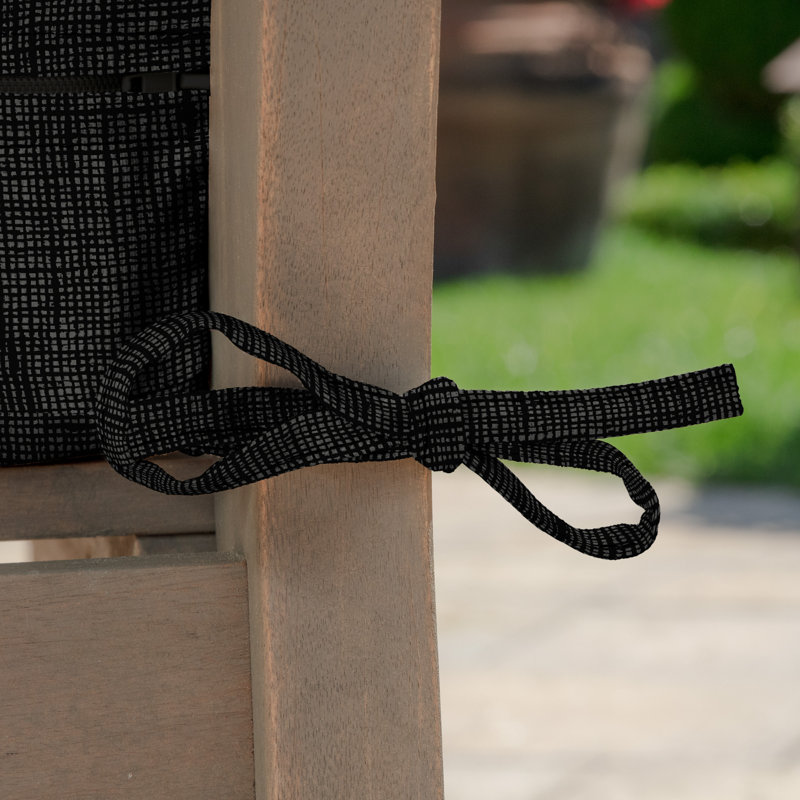ARDEN Outdoor Seat Cushion, Black