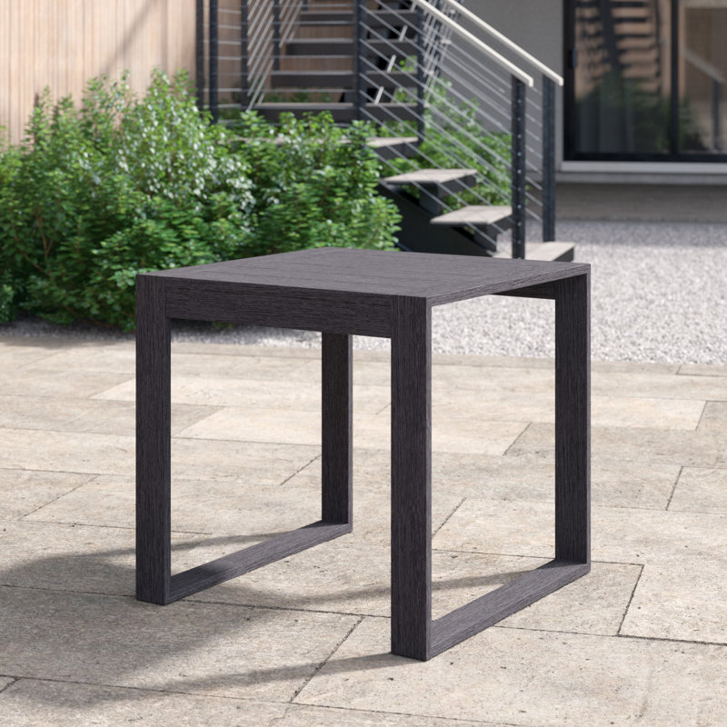 Tovah Square Metal Outdoor Side Table