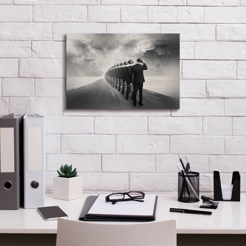 Sur toile, H 12 po x l 18 po x P 0,75 po