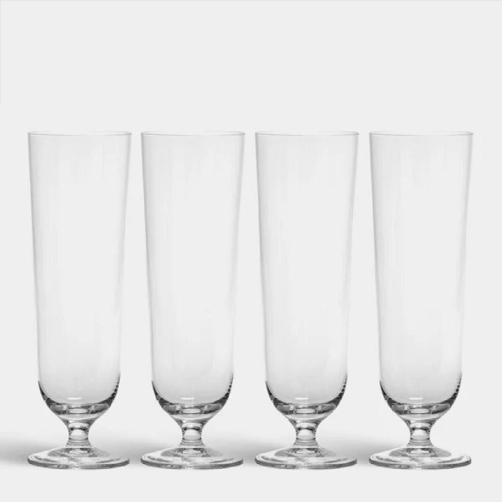 Beer 15.5oz. Crystal Pils Glass Set (Set of 4) Orrefors