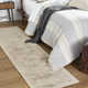 Mckinley Handmade Hand-Loomed Viscose Area Rug in Taupe