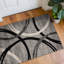 Tapis gris / noir / ivoire Devonshire-724310742