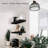 Wall Mounted Floating Shelf 15.7 Inch Farmhouse Style,2 Pack (Black)-126047414