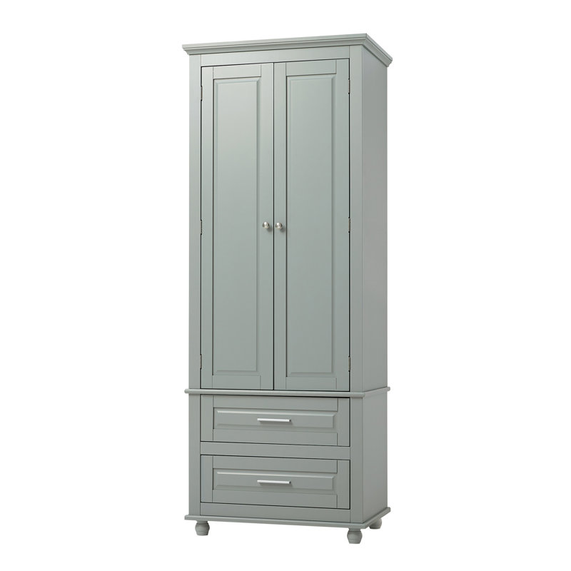 Armoire de rangement autoportante Afhaus , Argent argent
