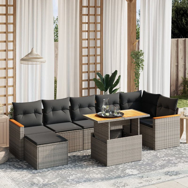 Ensemble de canapé de jardin Vidaxl