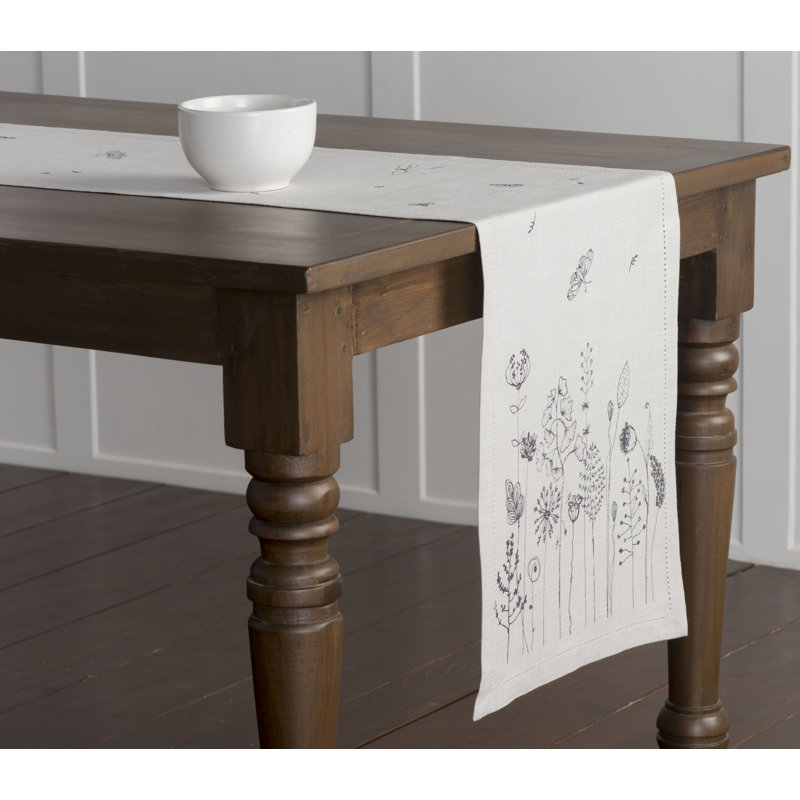 100% Cotton Table Runner, 108" L x 14.5" W