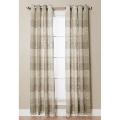 Panneau de rideau 100% polyester avec œillets Braylsham