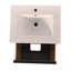 Meuble-lavabo 24 po avec 2 tiroirs, lavabo en céramique