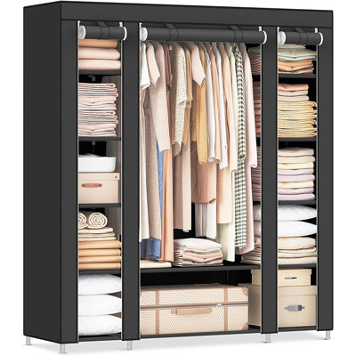 Closet Wardrobe, Portable Closet For Bedroom, Clothes R...