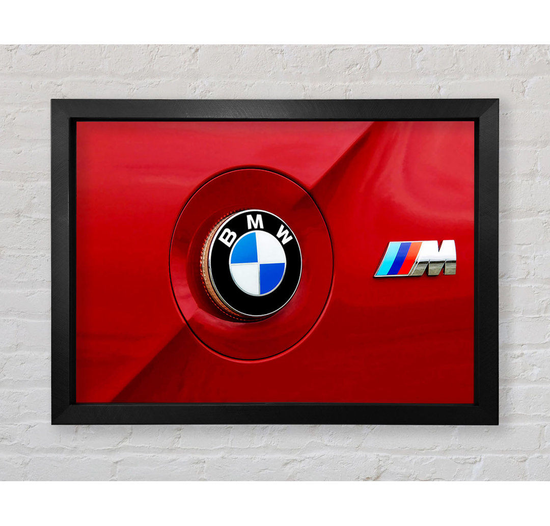 Gerahmter Fotodruck Bmw Badge