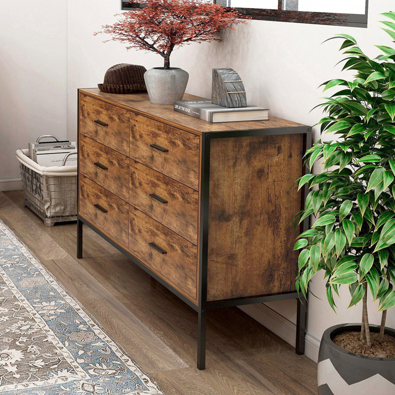 48.3 " W 6 - Drawer Dresser
