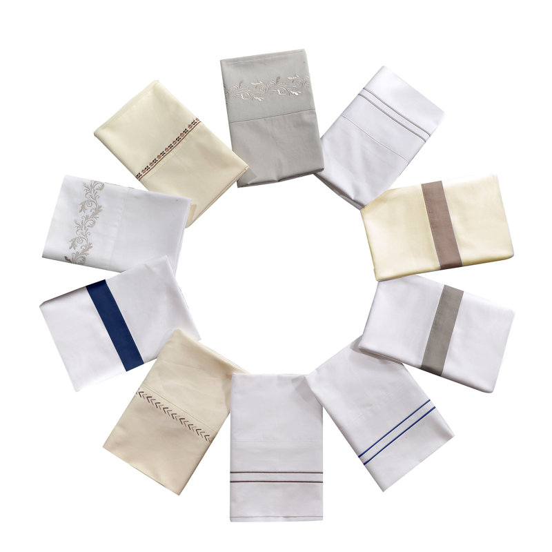 Scroll Sheet Scroll 350 Thread Count Classic Modern Rustic Sheet Set, Gray, Queen