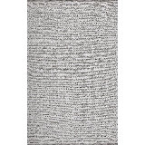 Global Recycled Standard Pearly Hand-Woven Loop Pile Recycled Rug Pecan Brown