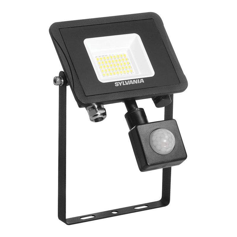 Chandini Matte Black 19cm H Integrated LED Barn Light
