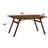 Kaela Walnut Finish Dining Table