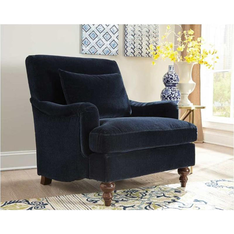 Fauteuil en velours de 33,5 po Pompeo