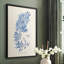 «Blue Marine Algae III», reproduction encadrée - bois massif-425903553-425903554