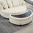 Upholstered Barrel Chair With Ottoman-108805424