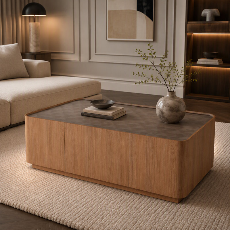 Table basse Modern, 46,8 po - Rectangulaire