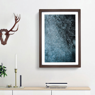 Speckles of Midnight in Abstract - Picture Frame Graphic Art Print