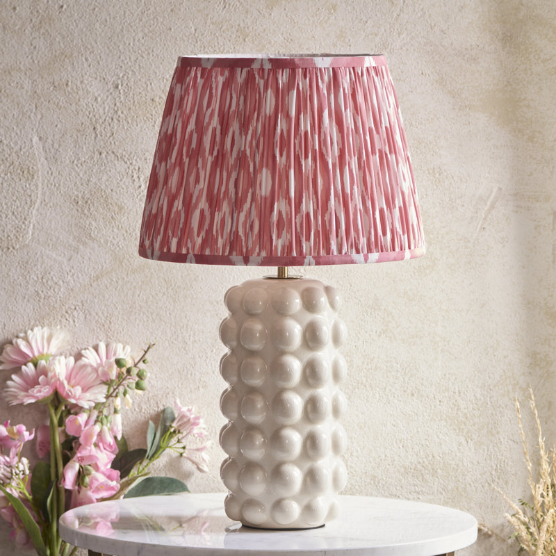 Bobble Table Lamp, Coral Pink