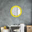 Huldar Glass Flat Wall Mirror